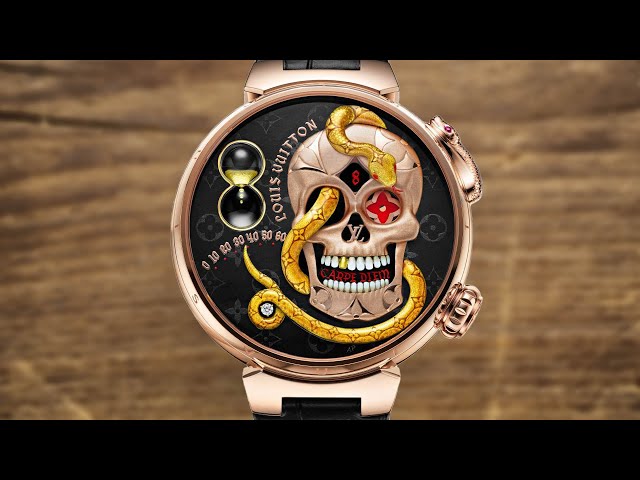 Watch Expert Reacts to the Utterly Insane $459,000 Louis Vuitton Tambour Carpe  Diem 