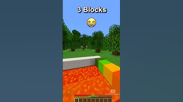 Minecraft 1 Block vs 5 Blocks Jumps 😰😰😰