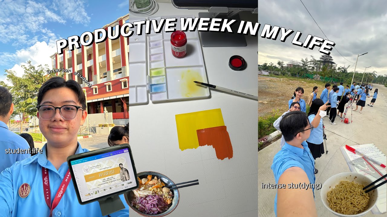 STUDY VLOG 🖇️|  a PRODUCTIVE UNI WEEK in my life ✮˖ ࣪ ⊹⋆.˚: stu(dying), daily life, assignments  