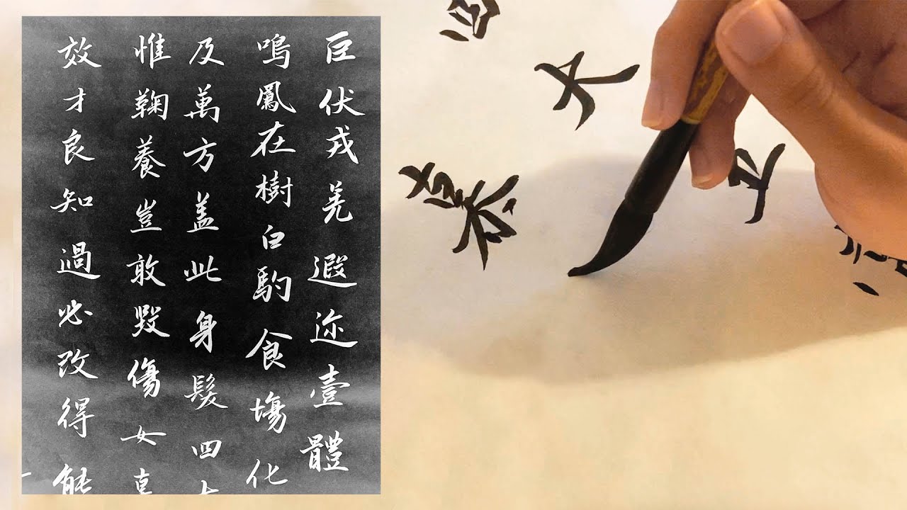 Daily Kanji Calligraphy 漢字書法 Chinese Calligraphy Japanese Shodo Youtube