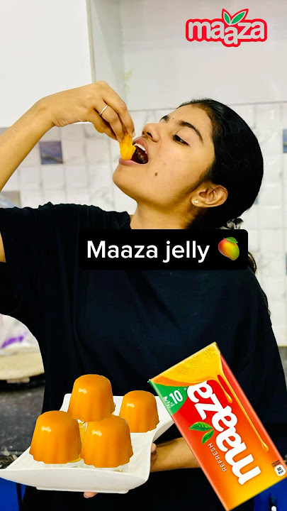 Maaza drink Jelly 🥭🍮🤩|#shorts