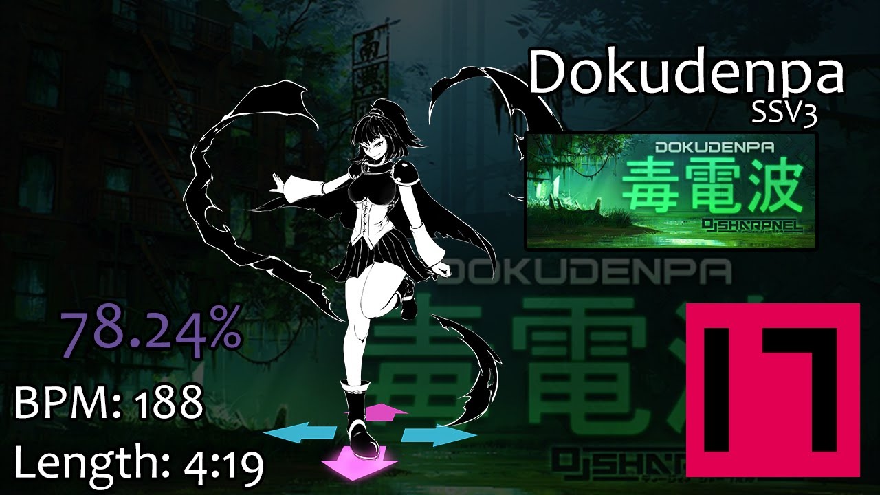 StepMania - 2023-1-9 - [17][188] Dokudenpa ssv3 - 78.24% - YouTube