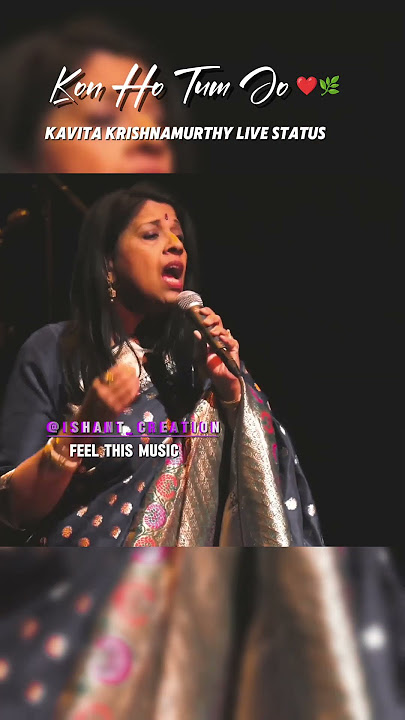Kaun Ho Tum Jo ✨ 90s Song 💎 Kavita Krishnamurthy Live Status 🥰 #shorts #shortsfeed