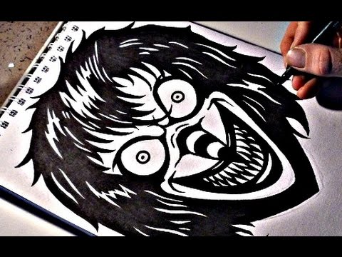 How To Draw LAUGHING JACK - YouTube