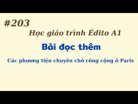 Video: Từ vựng hữu ích để đi tàu điện ngầm Paris: Từ khóa