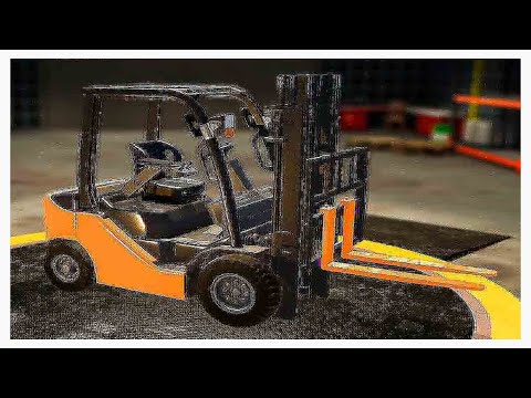 I played a Forklift Simulator