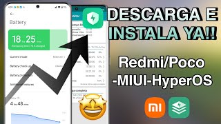 🤩LA MEJOR APP DE SEGURIDAD PARA MAS BATERÍA EN CUALQUIER XIAOMI/POCO