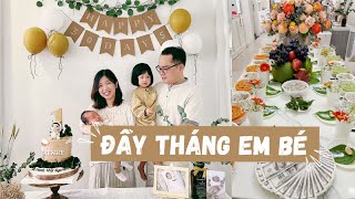 Trang Trí Và Cúng Đầy Tháng Em Bé Henry// My Thuan Family