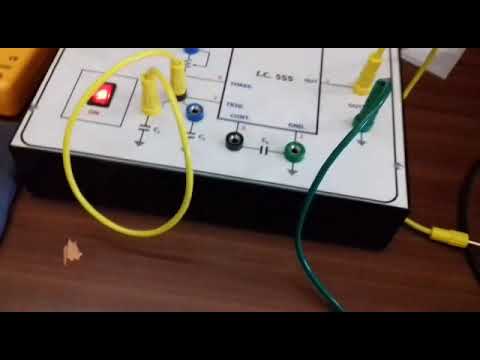 Ic 555 connection with CRO circuits