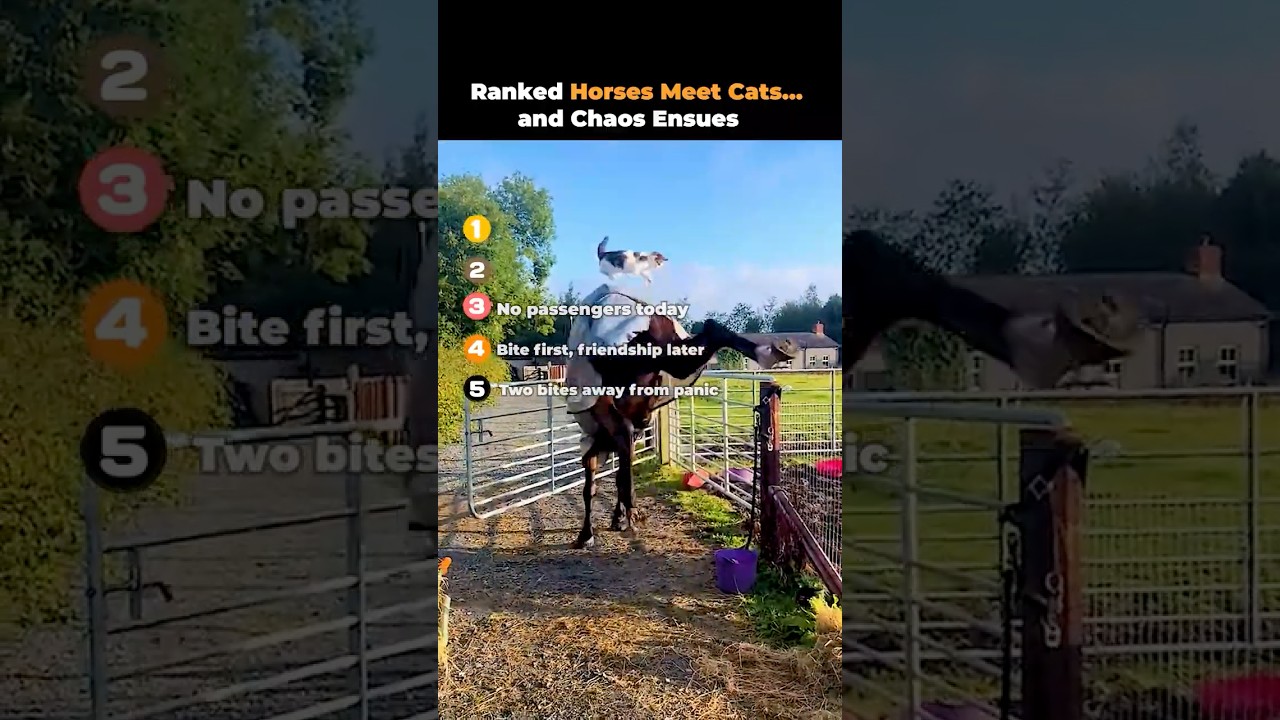 Ranked' Horses Meet Cats… and Chaos Ensues
