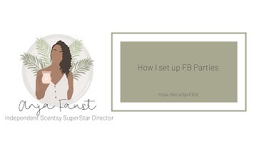 How I set up FB Parties
