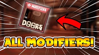 Roblox Doors ALL NEW MODIFIERS SHOWCASE!! (INFO + UPDATE)