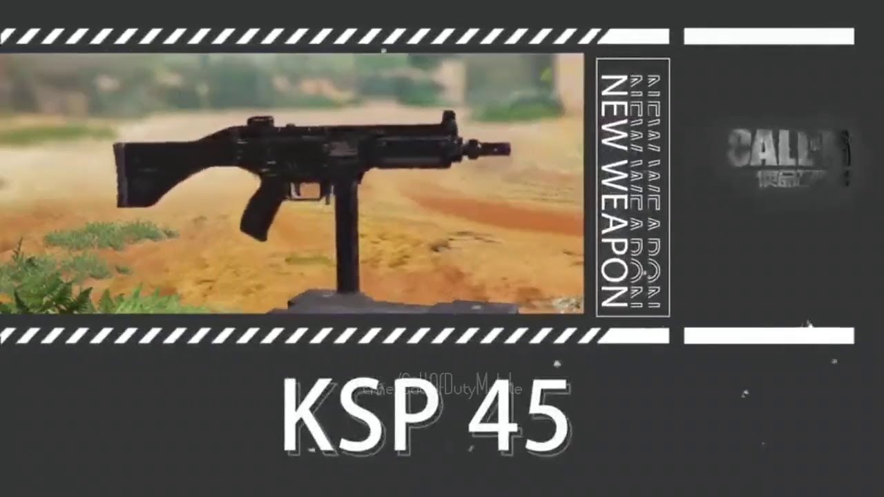 KSP-45 Gameplay in CODM | Season 6 New SMGl Gunsmith Review Cod Mobile