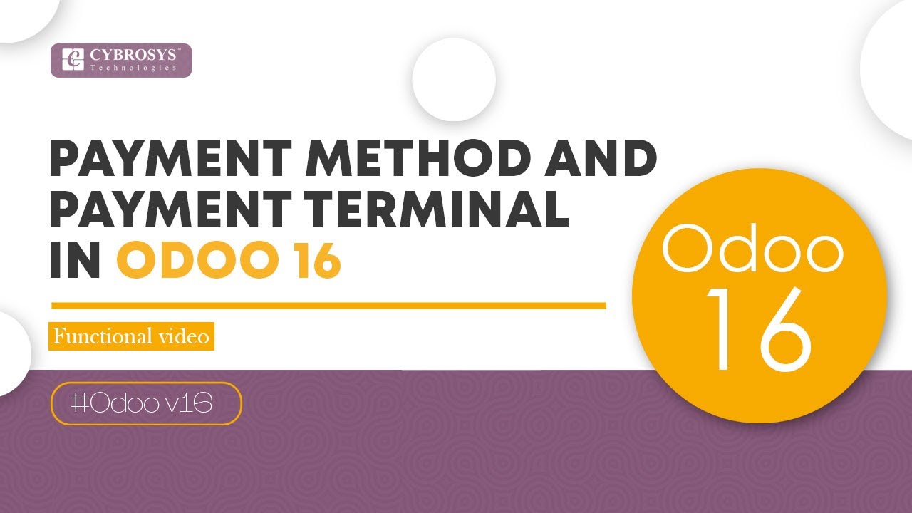 How to configure payment method payment terminal in odoo 16 pos