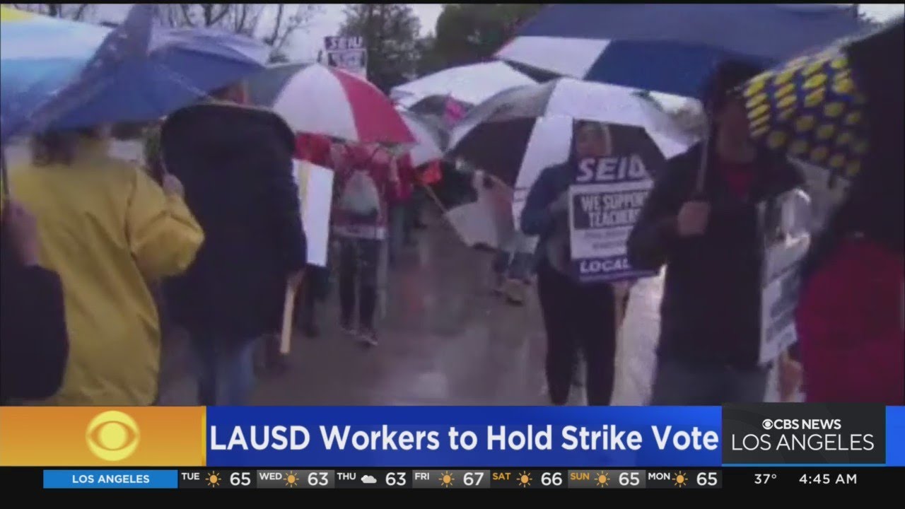 SEIU union members to rally in front of LAUSD HQ Tuesday