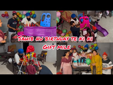 Sahibjeet nu birthday te ki ki gift mile, Harman Di Marriage Anniversary ￼ celebrate 🍾