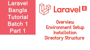 Laravel Bangla Tutorial || Web Application Development || Batch 1 || Part 1