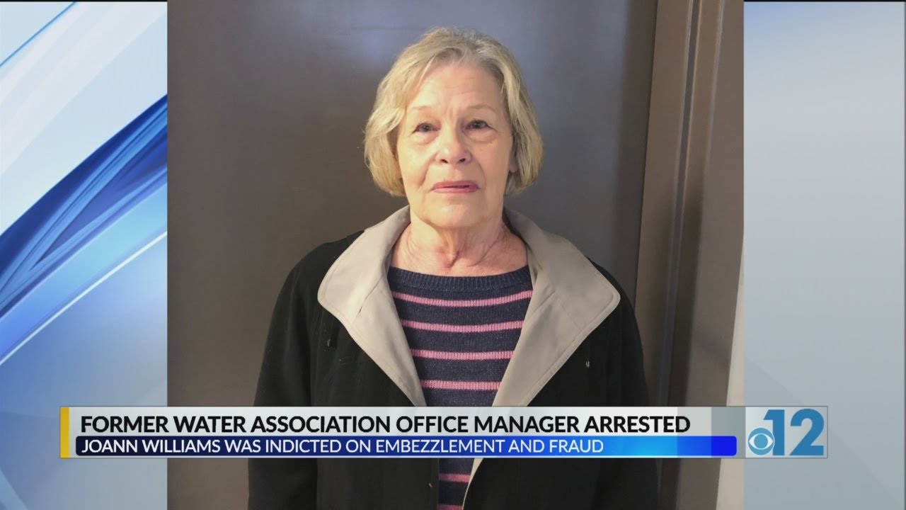 Former water association office manager arrested - YouTube