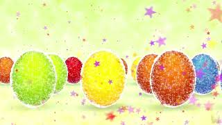 🐰✨ Easter Magic! Shiny Eggs & Floating Stars | Beautiful & Relaxing Easter Video 🌟🥚🎶