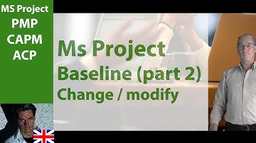 #11 part 2 MS Project 2019 ● Baseline : Modify / Change ● Simple