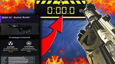 Call of duty infinite warfare Kbar class setup and Nuke gameplay