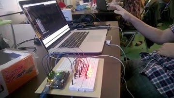 Arduino and Leap Motion (Project 3 : Swipe Gesture - LED)