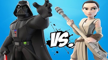 DARTH VADER VS REY - STAR WARS BATTLE