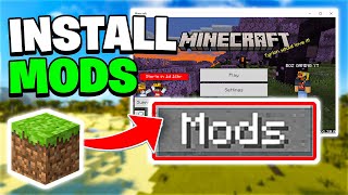 How to DOWNLOAD MODS in MINECRAFT WINDOWS EDITION!