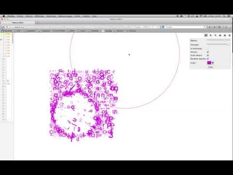 PaperJS Letters