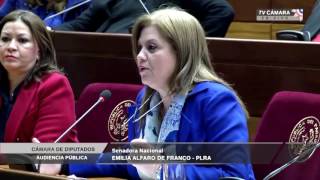 Sen. Emilia Patricia Alfaro, Vice-president of the Senate Committee of Human Rights