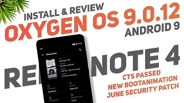 Oxygen OS 9.0.12 EOL Edition For Redmi Note 4 | Android 9 | Smooth AF, CTS Passed | Install & Review
