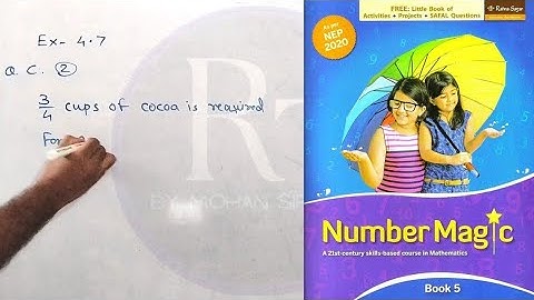 Class 5 maths | CBSE | solved EXERCISE 4.7 | numbers magic Ratna Sagar book