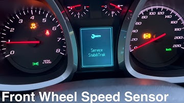 Chevy Equinox/GMC Terrain Front Wheel Speed Sensor Replacement (Service Stabilitrak)