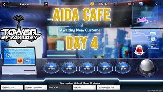 Aida Cafe Event: Ene, Pepper and Zero's Favorite Dishes | Tower of Fantasy screenshot 1