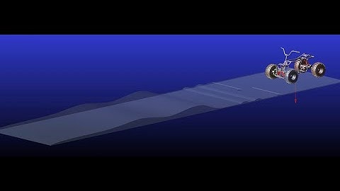 ATV Bike MSC Adams- Random Vibration - nCode DesignLife Analysis #ansys #vibration #fatigue