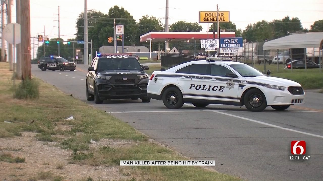 Man Fatally Struck By Train In Tulsa - YouTube