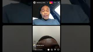 Apegang 6 Shotz on IG live “They ain’t got no hustle!”