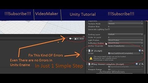 How to fix this kind of C# Script Errors in Unity (Any Version)
