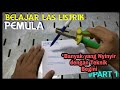 TAK PERLU MESIN LAS || BELAJAR LAS LISTRIK PEMULA || PART 1 Melatih Gerakan Elektroda Las #short