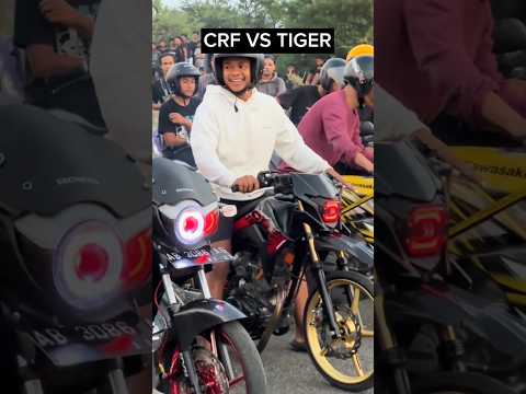 Part 1 CRF VS TIGER DI LANDASAN PACU