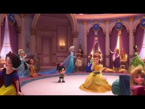 Vanellope conoce a las princesas Disney Wi Fi Ralph