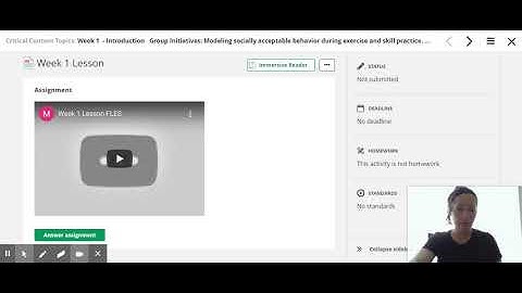 First Week Itslearning Video