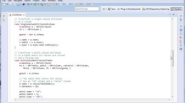 Running an ETL model-to-model transformation