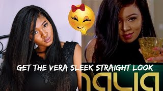 Vera Sidika Nalia sleek straight hair style