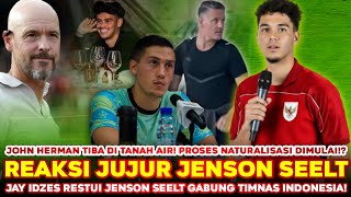 KABAR GEMBIRA❗ John Herdman TIBA, Bawa Dokumen NATURALISASI Jenson Seelt❗❓ Jay Idzes HEBOHKAN ITALIA