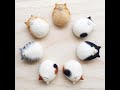 A0220 Cat wool needle felting