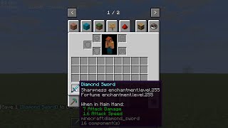 How to give us diamond sword with sharpness 255 in v1.21.5 (and later) | Tutorial | Minecraft