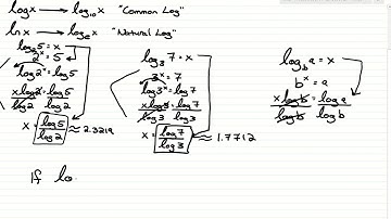 4.4 - Evaluating Logarithms and Change of Base Theorem