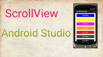 How to Use ScrollView in App in Android Studio Project |Android Studio tutorial|Version :4..0.1|2020