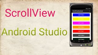 Full How to Use ScrollView in App in Android Studio Project |Android Studio tutorial|Version :4..0.1|2020 News